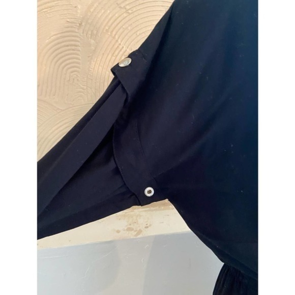 Vintage 80s, Black Mini Dress,  80s Rhinestone Bird Dress, Berlin find - Picture 7 of 7